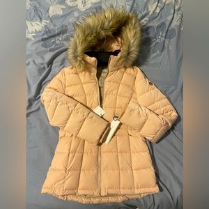 Calvin Klein coat, peach color